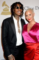 AMBER ROSE at Clive Davis Pre-grammy Party in Los Angeles 02/11/2017