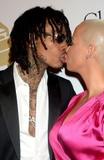 AMBER ROSE at Clive Davis Pre-grammy Party in Los Angeles 02/11/2017
