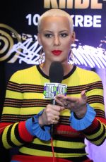 AMBER ROSE at Westwood One Backstage at Grammys 02/09/2017
