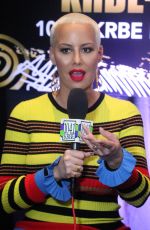 AMBER ROSE at Westwood One Backstage at Grammys 02/09/2017