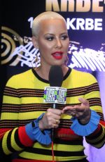 AMBER ROSE at Westwood One Backstage at Grammys 02/09/2017