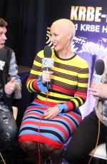 AMBER ROSE at Westwood One Backstage at Grammys 02/09/2017