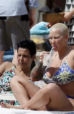 AMBER ROSE in Bikini at a Beach in Honolulu 01/31/2017