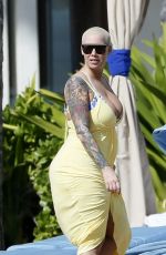 AMBER ROSE in Bikini at a Beach in Honolulu 01/31/2017