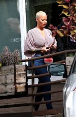 AMBER ROSE Out and About in Los Angeles 02/10/2017