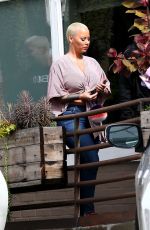 AMBER ROSE Out and About in Los Angeles 02/10/2017