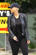 AMBER ROSE Out and About in Studio City 02/10/2017