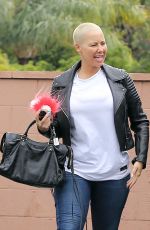 AMBER ROSE Out and About in Tarzana 02/06/2017