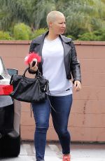 AMBER ROSE Out and About in Tarzana 02/06/2017