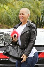 AMBER ROSE Out and About in Tarzana 02/06/2017