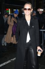 AMBER VALLETTA Arrives at Calvin Klein Fashion Show in New York 02/10/2017