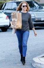 AMY ADAMS Shopping at Bristol Farms in Beverly Hills 02/21/2017