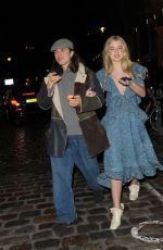 ANAIS GALLAGHER Leaves Mulberry Afterparty in London 02/19/2017