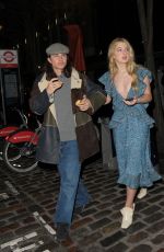 ANAIS GALLAGHER Leaves Mulberry Afterparty in London 02/19/2017