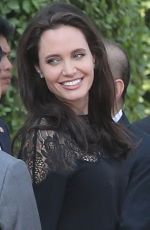 ANGELINA JOLIE Out in Cambodia 02/18/2017