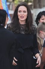 ANGELINA JOLIE Out in Cambodia 02/18/2017