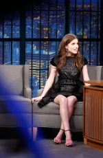 ANNA KENDRICK at Late Night with Seth Meyers 02/20/2017