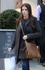 ANNA KENDRICK Out and About in New York 02/20/2017
