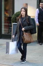 ANNA KENDRICK Out and About in New York 02/20/2017