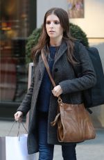 ANNA KENDRICK Out and About in New York 02/20/2017