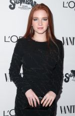 ANNALISE BASSO at Vanity Fair and L’Oreal Paris Toast to Young Hollywood in West Hollywood 02/21/2017