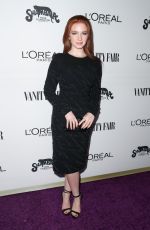 ANNALISE BASSO at Vanity Fair and L’Oreal Paris Toast to Young Hollywood in West Hollywood 02/21/2017