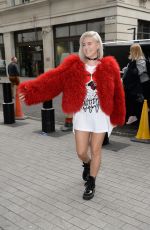 ANNE MARIE Arrives at BBC Radio 1 in London 02/16/2017