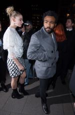 ANYA TAYLOR-JOY Arrives at Burberry Fashion Show After Party in London 02/20/2017