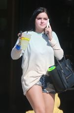ARIEL WINTER in Denim Shorts Out in Studio City 02/13/2017