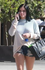 ARIEL WINTER in Denim Shorts Out in Studio City 02/13/2017