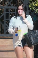 ARIEL WINTER in Denim Shorts Out in Studio City 02/13/2017