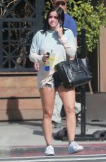 ARIEL WINTER in Denim Shorts Out in Studio City 02/13/2017