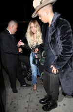 ASHLEE SIMPSON Arrives at Lady Gaga