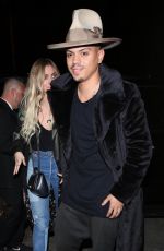 ASHLEE SIMPSON Arrives at Lady Gaga