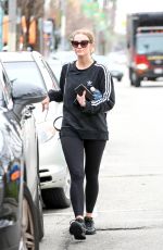 ASHLEE SIMPSON Leaves a Gym in Studio City 02/21/2017