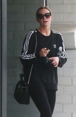 ASHLEE SIMPSON Leaves a Gym in Studio City 02/21/2017