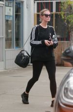 ASHLEE SIMPSON Leaves a Gym in Studio City 02/21/2017