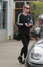 ASHLEE SIMPSON Leaves a Gym in Studio City 02/21/2017