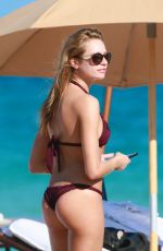 ASHLEN ALEXANDRA in Bikini at a Beach in Miami 02/09/2017