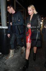 ASHLEY BENSON Arrives at Jeremy Scott Fashion Show at NYFW 02/10/2017