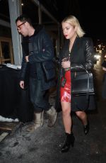 ASHLEY BENSON Arrives at Jeremy Scott Fashion Show at NYFW 02/10/2017