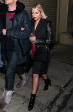 ASHLEY BENSON Arrives at Jeremy Scott Fashion Show at NYFW 02/10/2017