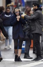 ASHLEY BENSON Out and About in New York 02/07/2017