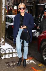 ASHLEY BENSON Out Shopping in New York 01/31/2017
