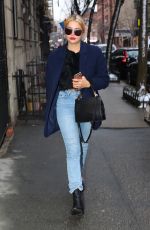 ASHLEY BENSON Out Shopping in New York 01/31/2017