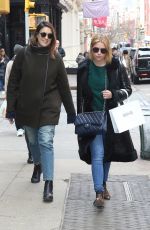ASHLEY BENSON Out Shopping in New York 02/15/2017