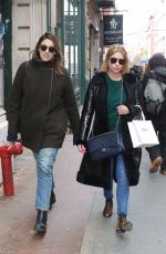 ASHLEY BENSON Out Shopping in New York 02/15/2017