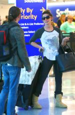 ASHLEY GREENE and Paul Kholry at LAX Airport in Los Angeles 02/23/2017