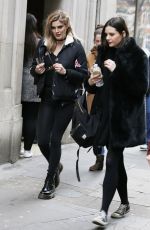 ASHLEY JAMES Out and About in London 02/14/2017