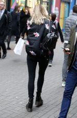ASHLEY JAMES Out and About in London 02/14/2017